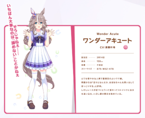 【ウマ娘】ワンダーアキュートの喋り方がおばあちゃん！キャラ説明文通りすぎる