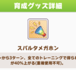 【ウマ娘】ジュニア期でメガホンを使用する場面とは？ここで使ってもいい？