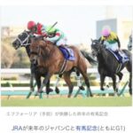 【競馬】ジャパンカップと有馬記念の1着賞金が来年から5億円へ