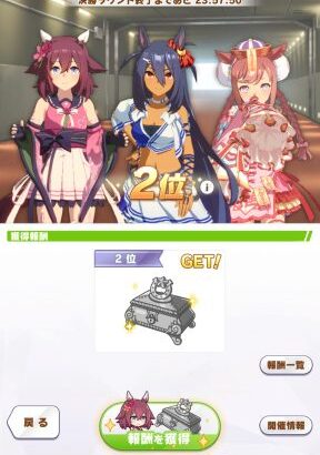 【ウマ娘】カプリコーン杯が閉幕！スレ民たちの結果は？