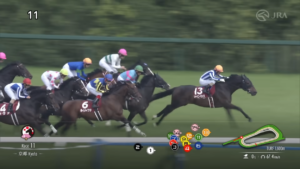 【競馬】トラッキングシステム入りのマイラーズカップ、レース全体の動きが分かりやすい！