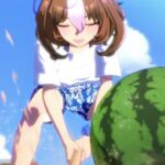 【ウマ娘】夏仕様のウマさんぽが始まる！スイカ割りは成功と失敗の2パターンある模様　ウインディちゃんはスイカの食べ方解釈一致ｗｗｗ