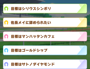 【ウマ娘】リンクキャラの5択イベントは一部選べない場合があるけど何か理由がある？