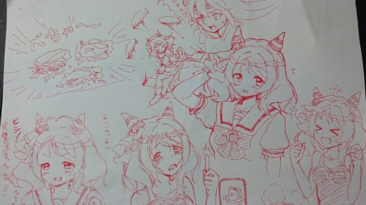 【ウマ娘】スレ民が描いたヒシミラクルうめえええ！