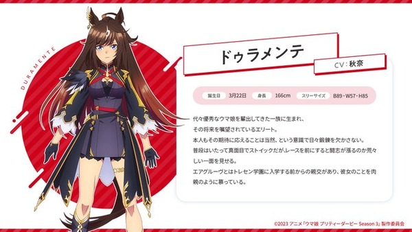 【ウマ娘】結局「ドゥラメンテ」も女さん向けのキャラデザなんだよね