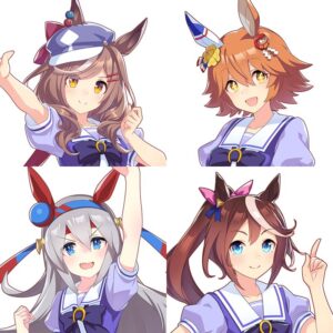 【ウマ娘】この4人が集まれば賑やかな絵になりそう！