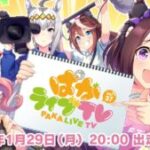 【ウマ娘】｢ぱかライブTV Vol.37｣が1月29日に配信！別衣装はカフェとユキノが来るかな？