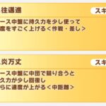 【ダービーチャンミ】差しは『勇往邁進』と『気炎万丈』どっちを取った方がいい？