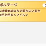 【ダートチャンミ】水着タルマエは『ハイボルテージ』を積まなくても問題ない