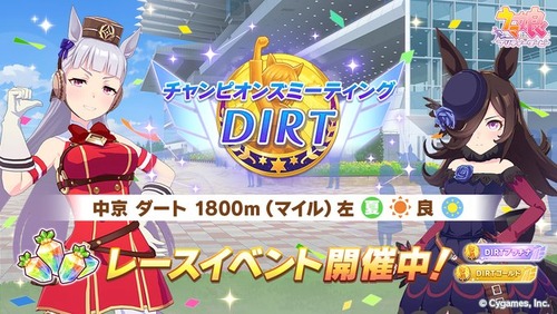 【ウマ娘】「チャンミDIRT」決勝みんなの結果まとめ