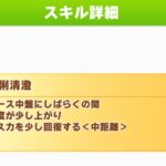 【ウマ娘】怜悧清澄の清澄を『きよすみ』って読んじゃうわ