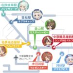 【ウマ娘】名鉄コラボのスタンプラリー、タマモクロスが刈谷駅なのはこういう繋がりか？
