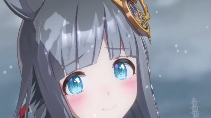 【ウマ娘】雪の中でのクロノの勝利ポーズ、なんかいい