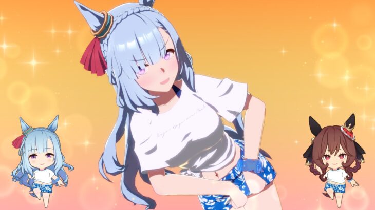 【ウマ娘】無人島シナリオ、ミニキャラたちが可愛すぎる！