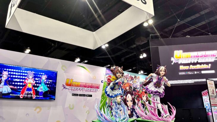 【ウマ娘】アニメエキスポでスペとテイオーの等身大フィギュア！